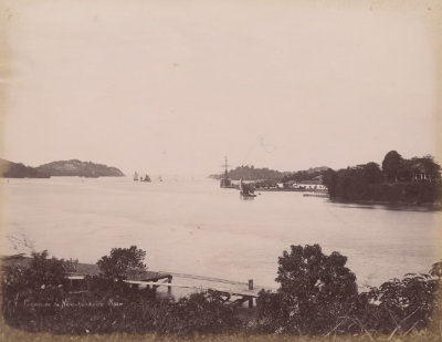 新海港的入口，1890年代