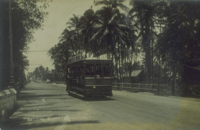 丹绒加东一带的电车，1910年代