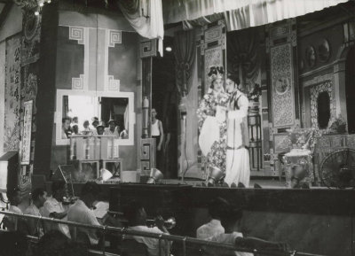 新世界游乐场内的传统戏曲，1955年